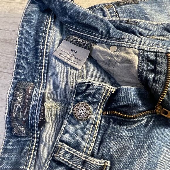 Silver Natsuki Capri Jeans - Picture 7 of 9